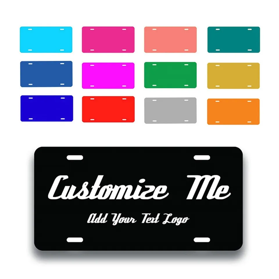 Shamolga chidamli bo'sh litsenziya plitalari